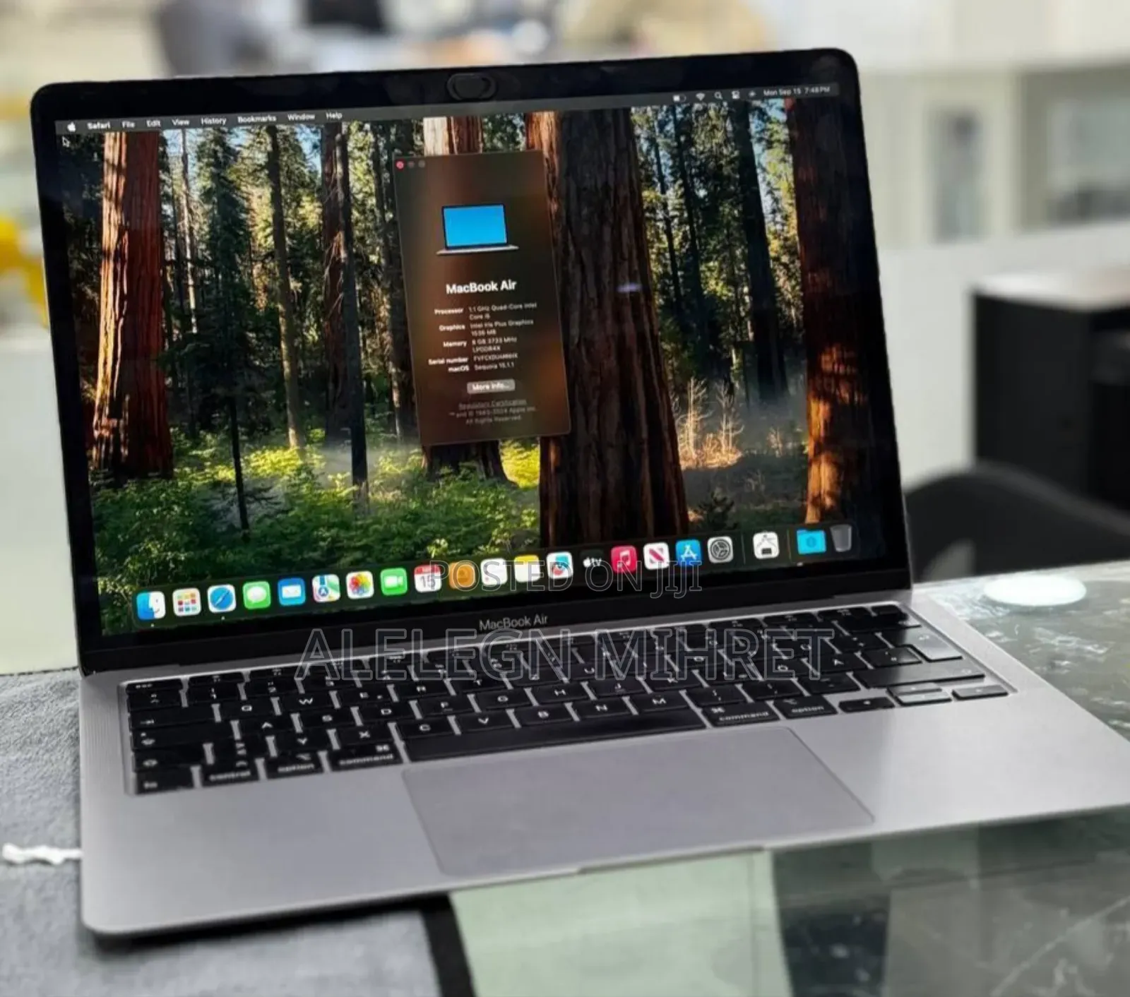 New Laptop Apple MacBook Air 8GB Intel Core I3 SSD 256GB