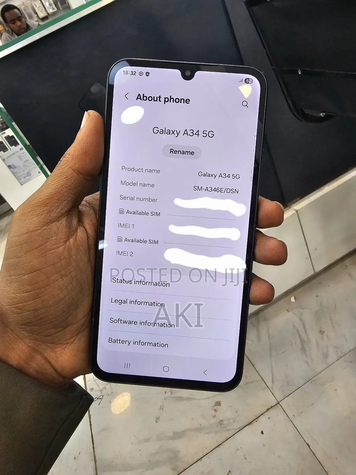 Samsung Galaxy A34 5G 128 GB Black