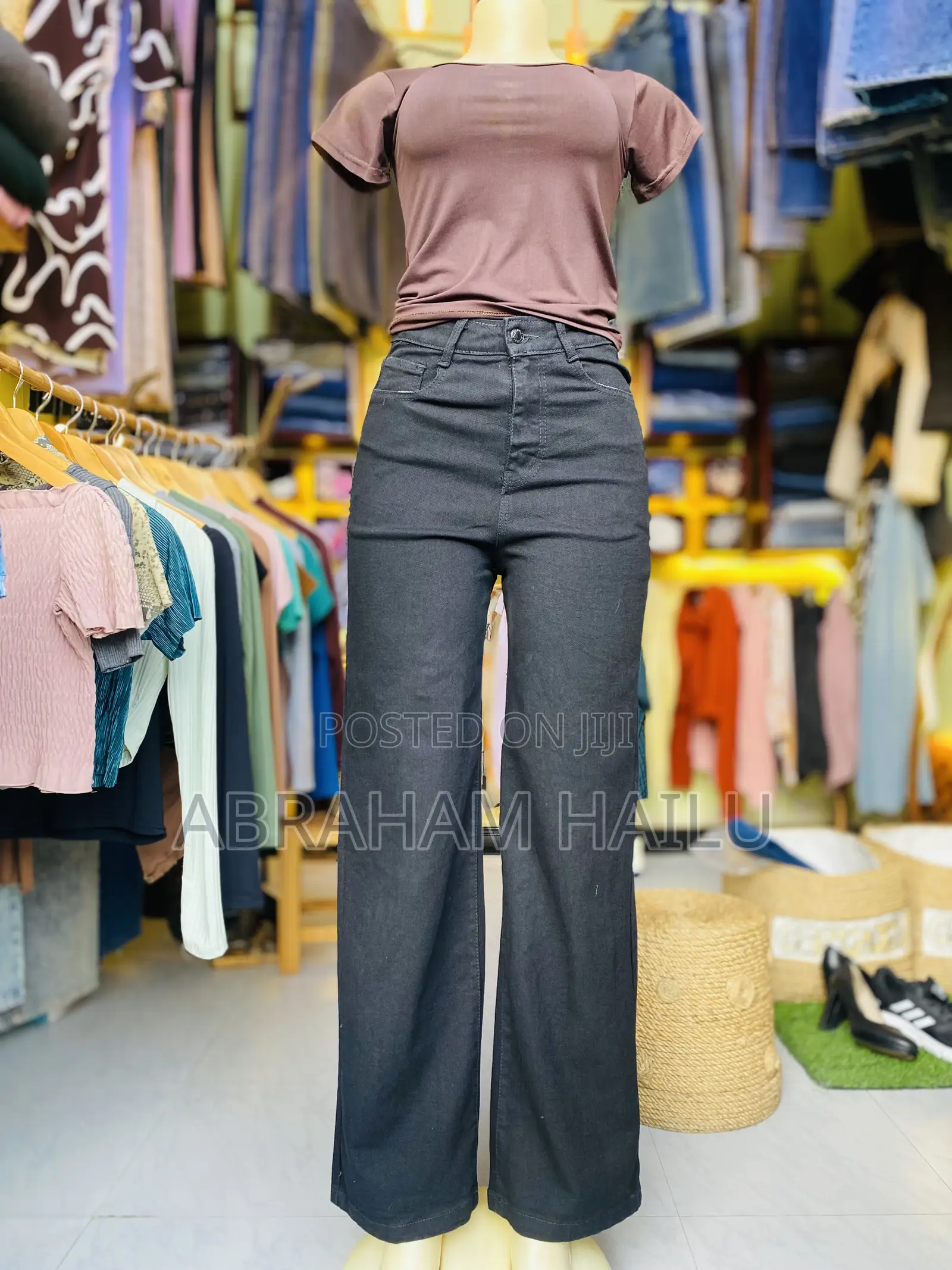 Straight Waist Jeans