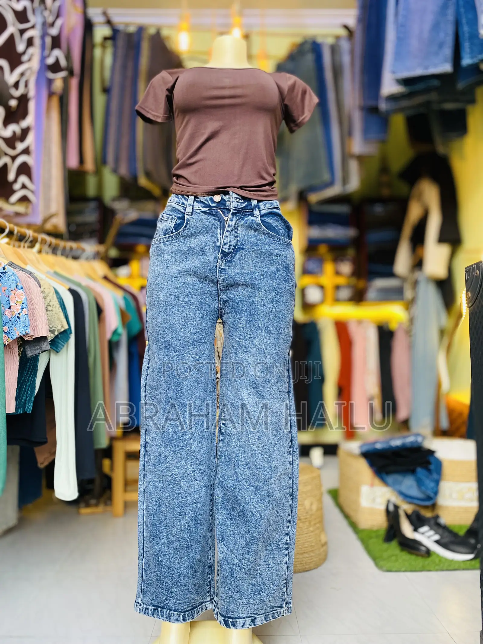 Straight Waist Jeans