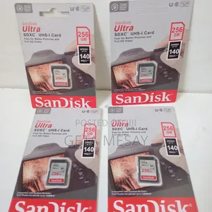 Sandisk Ultra 256gb SDXC Uhs-I Memory Card - 140mb/S, Class 10, U1