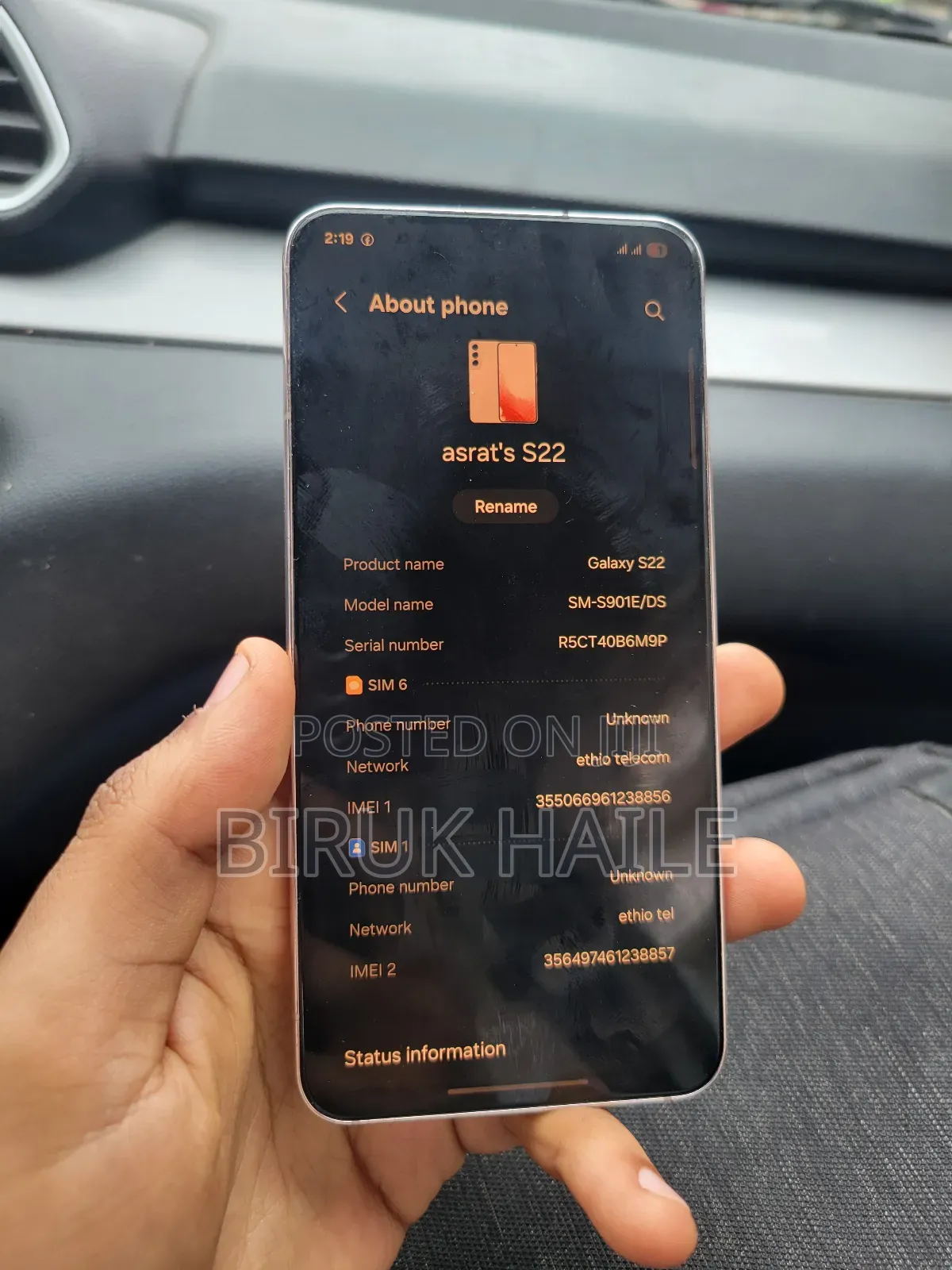 Samsung Galaxy S22 5G 128 GB Silver