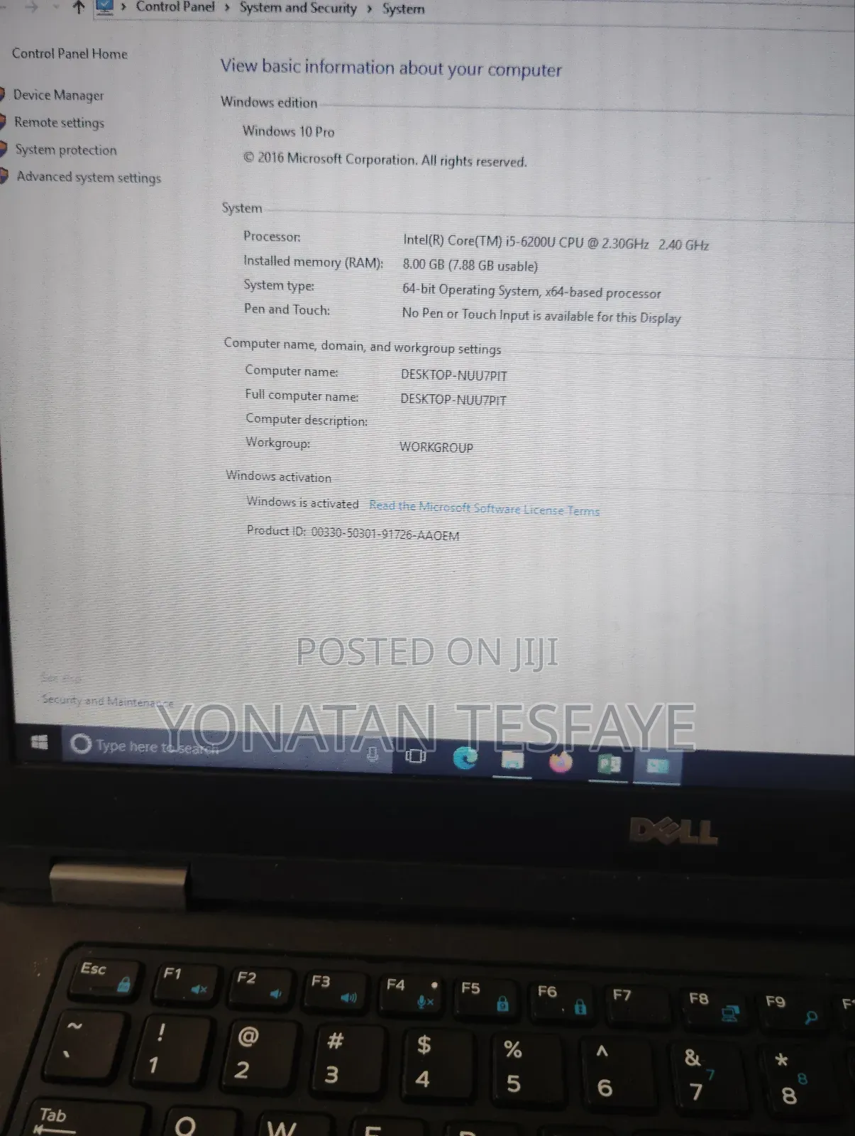 Laptop Dell Latitude 14 E5470 8GB Intel Core I5 HDD 500GB