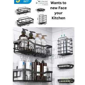 Photo - Space-Saving 5-Shelf Organizer | Durable Rust-Proof Steel Rack