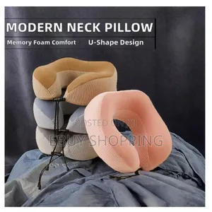 Photo - Soft Massage Neck Pillow: Plane, Car, Office Bed Relaxation