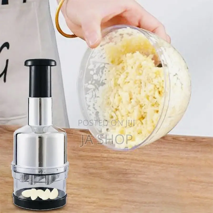 Manual Press-Down Garlic And Vegetable Chopper