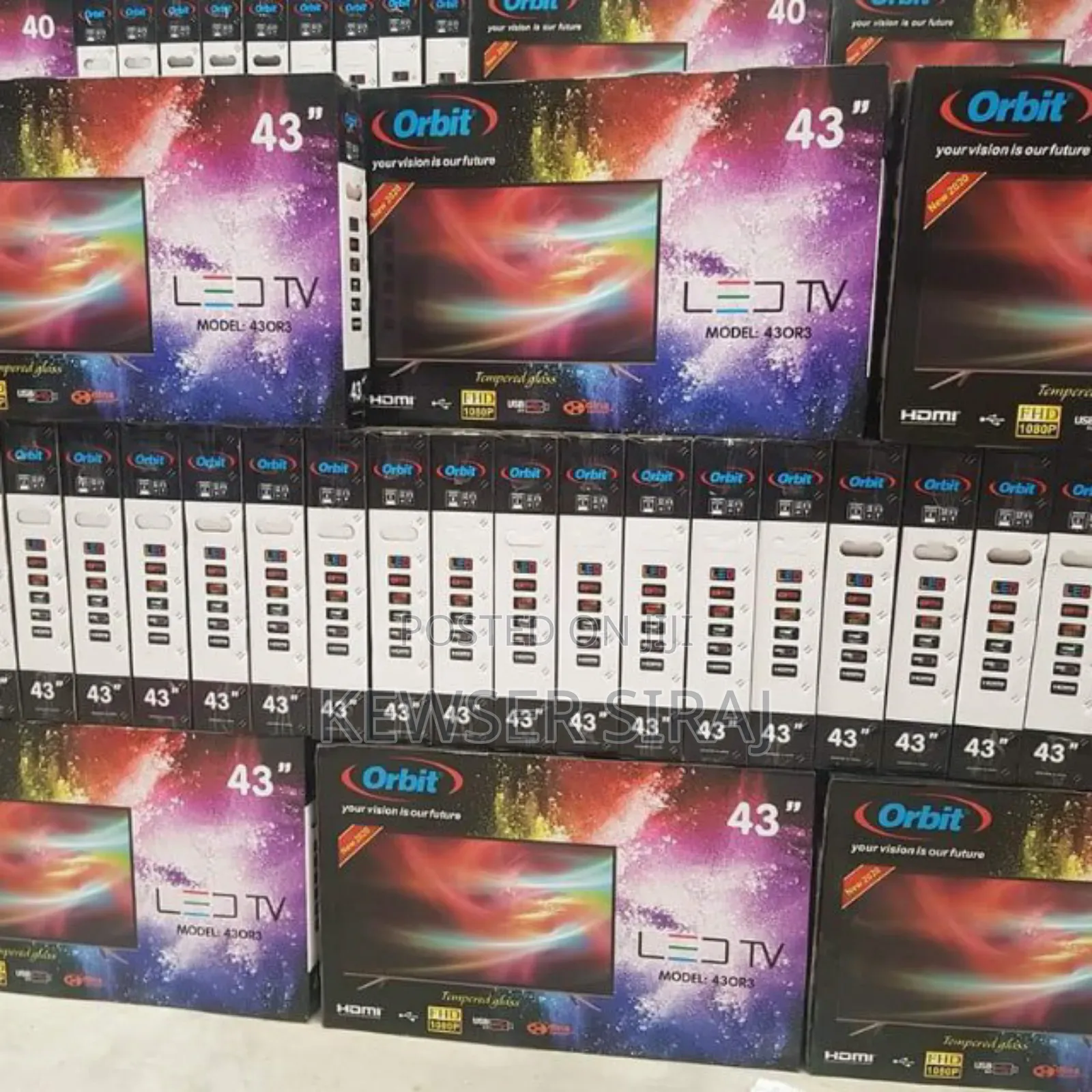 Orbti 43inch Tv Smart New 20 25 Model