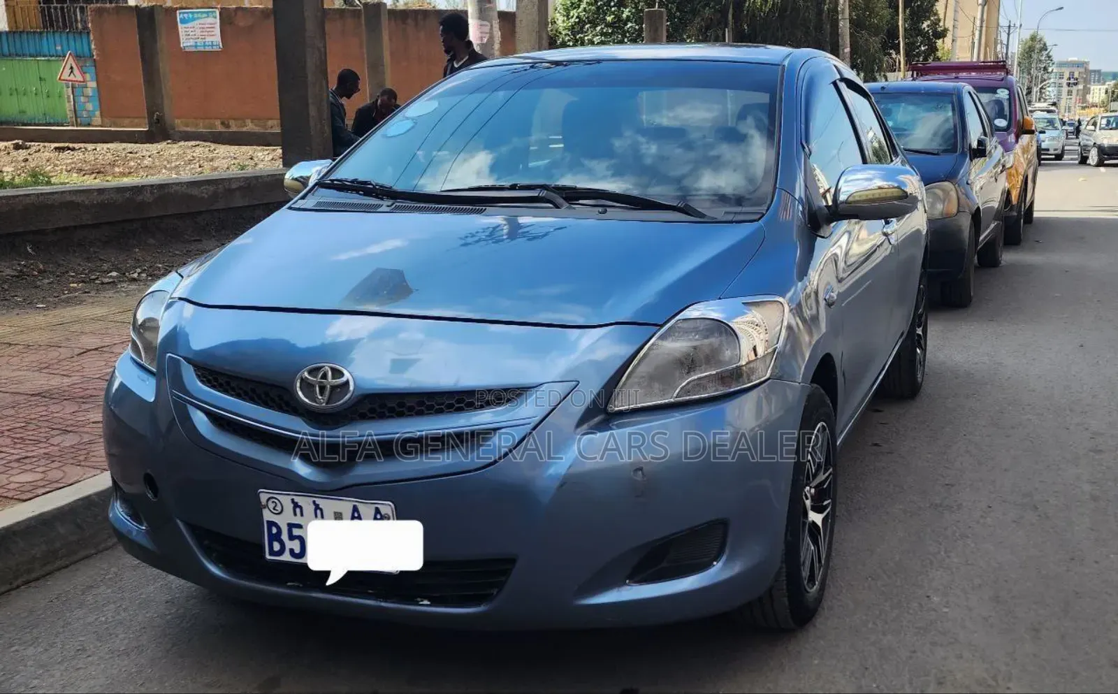 Toyota Yaris 2007 Blue
