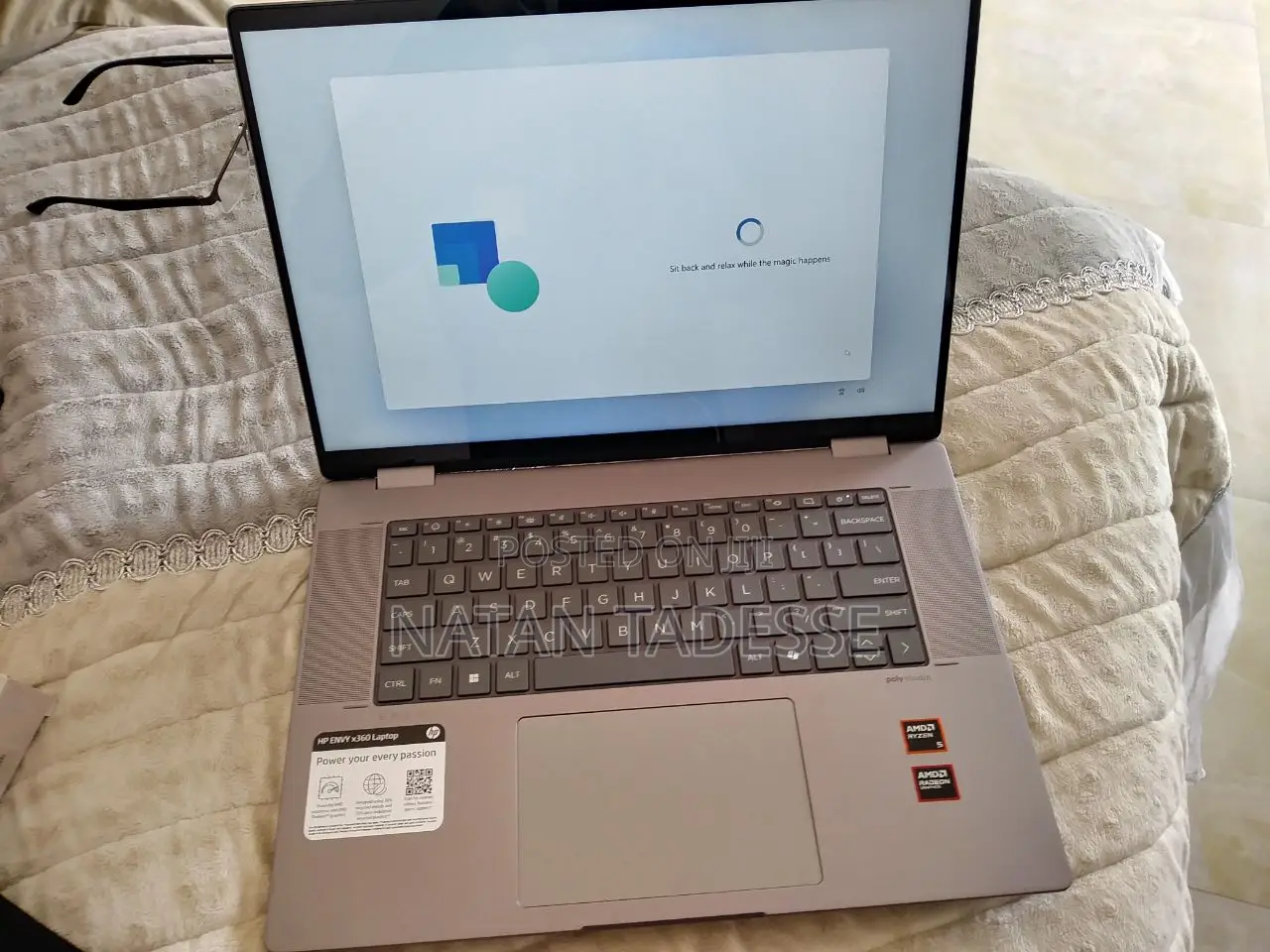 New Laptop HP Envy X360 8GB AMD Ryzen 5 SSD 512GB