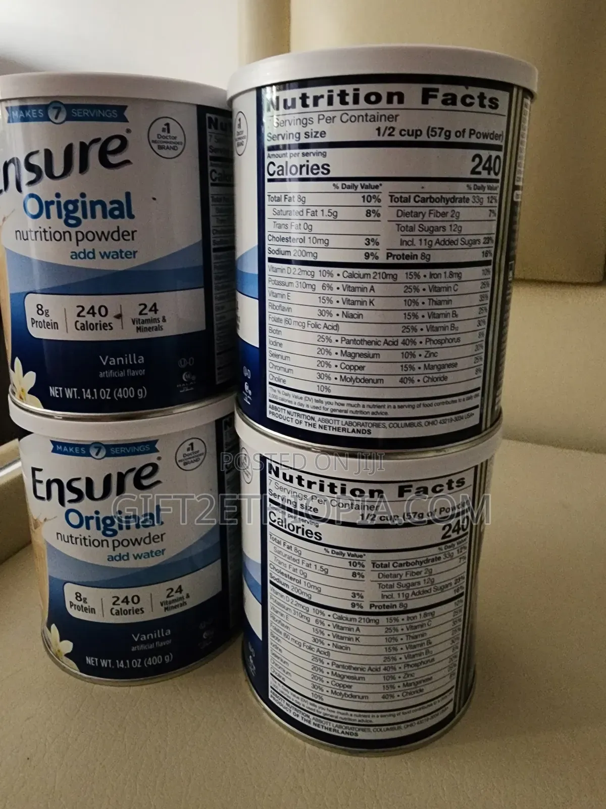 Ensure Original Vanilla Nutrition Powder | Vanilla Protein Powder