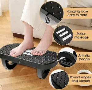 Under Desk Foot Rest With Massage Roller Non Slip Posture Corrector Fo