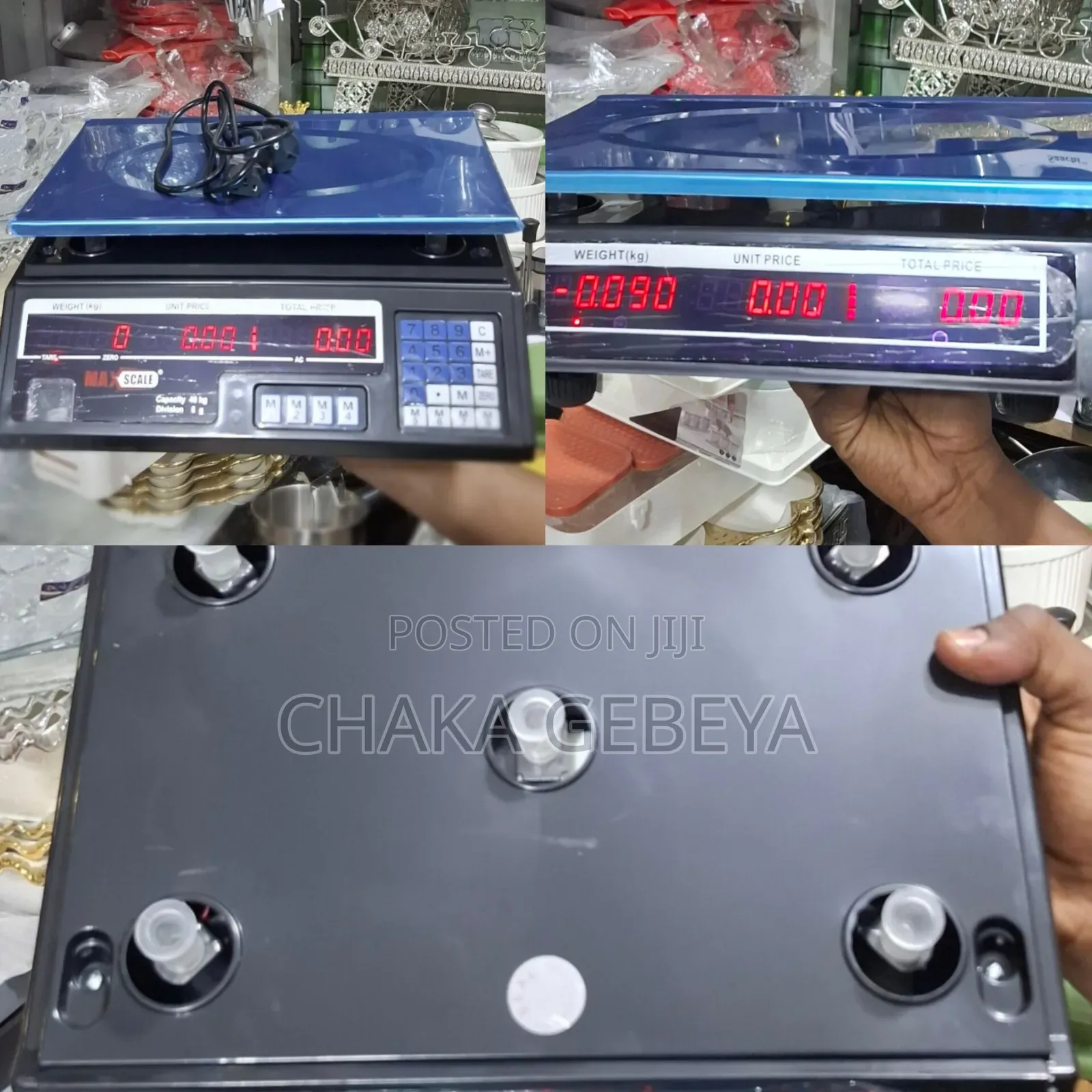 Digital Computing Scale - 40kg Capacity - With Tare Function