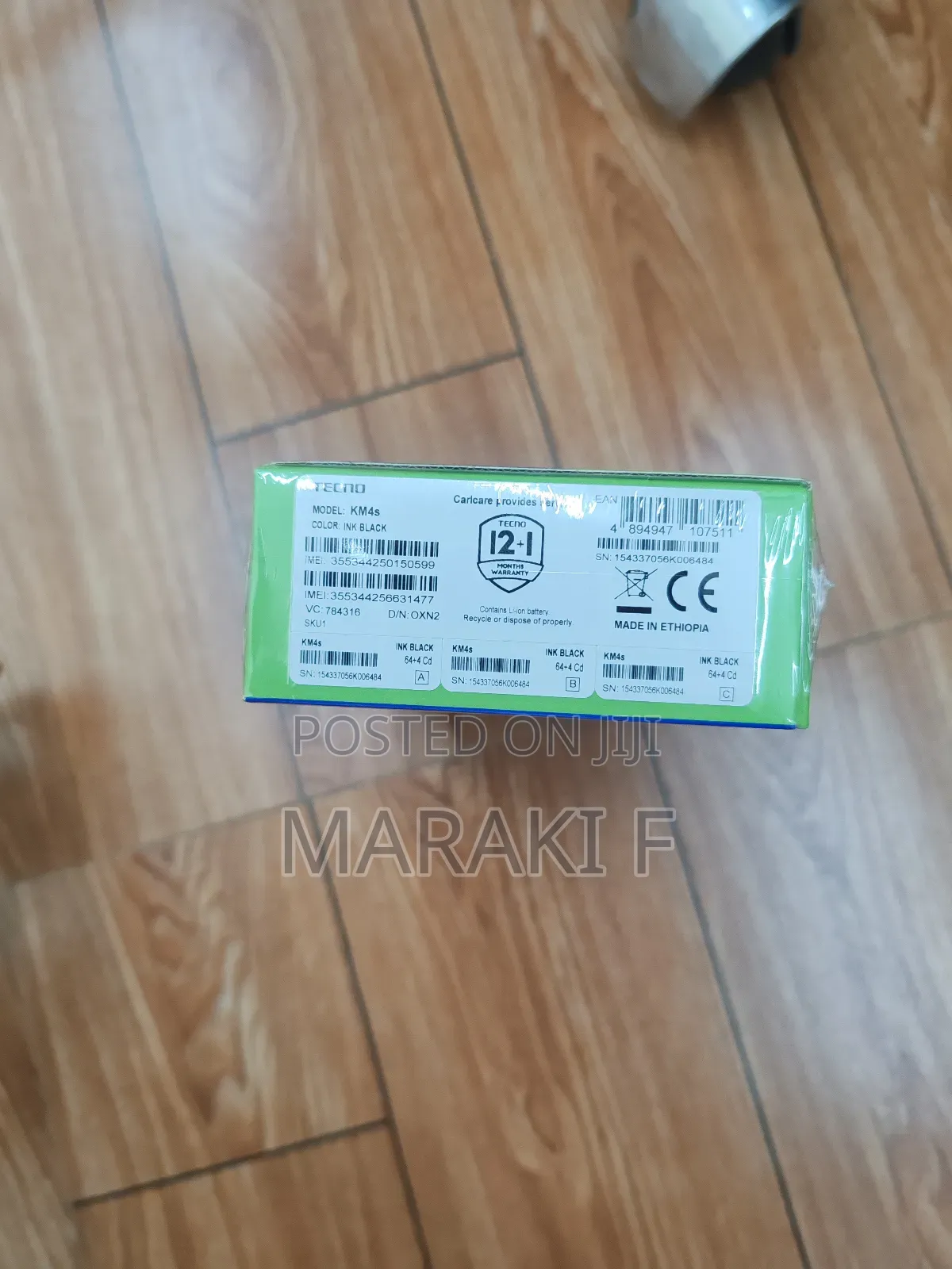 New Tecno Pop 10 64 GB Black