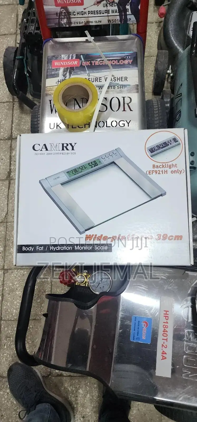 Camry Body Fat /Hydration Monitor Scale የሰውነት ዉፍረትና , ቅዝቃዜ ወዘተ መለኪያ
