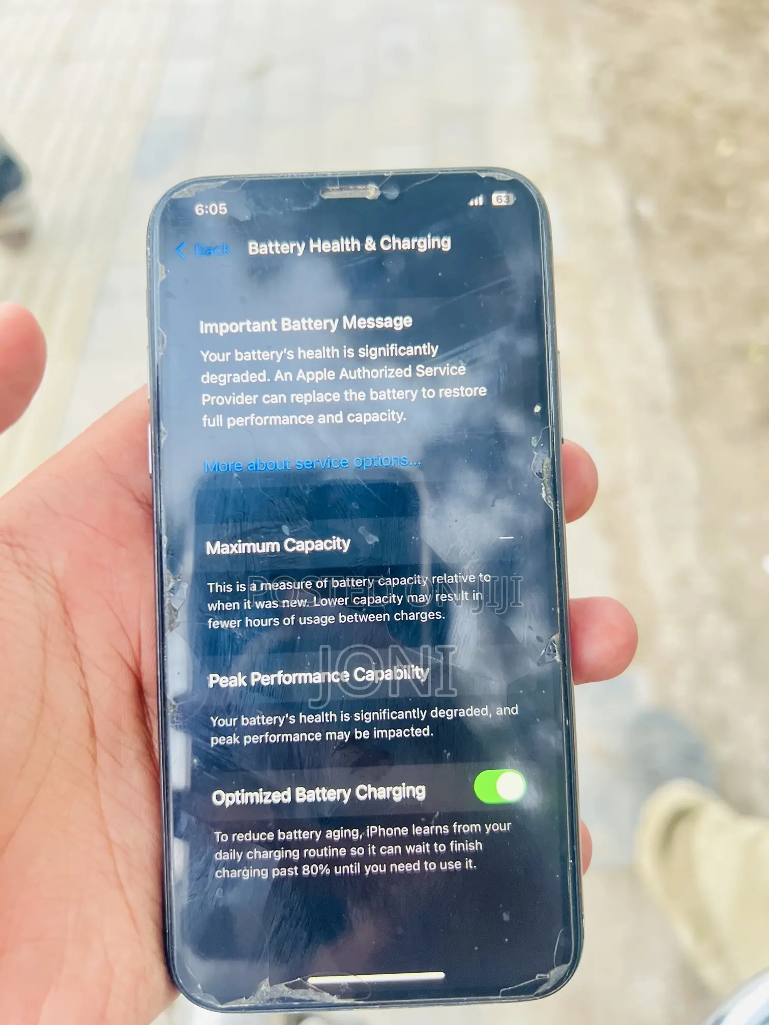 Apple iPhone X 64 GB Blue