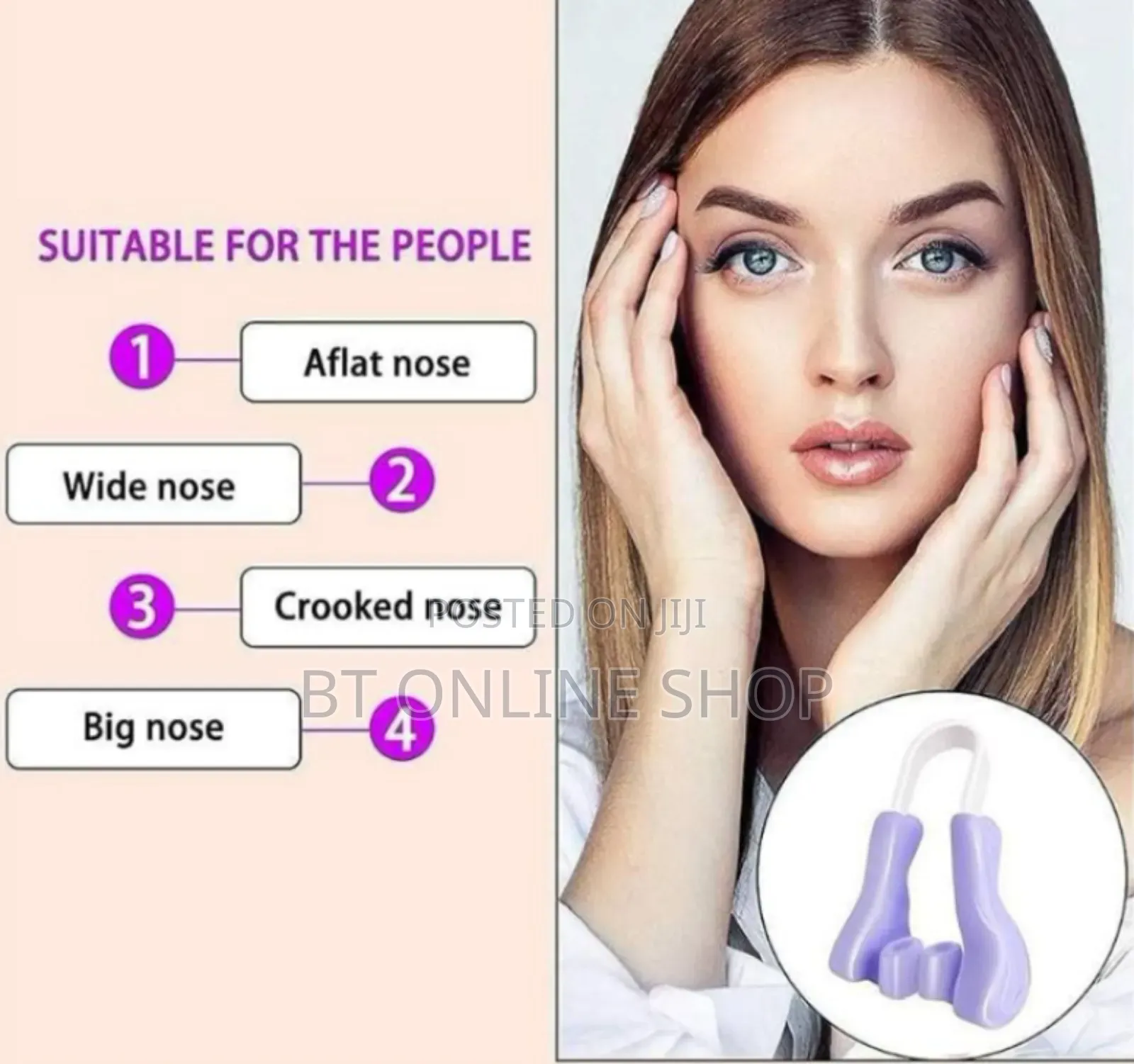 Silicone Nose Shaper Clip