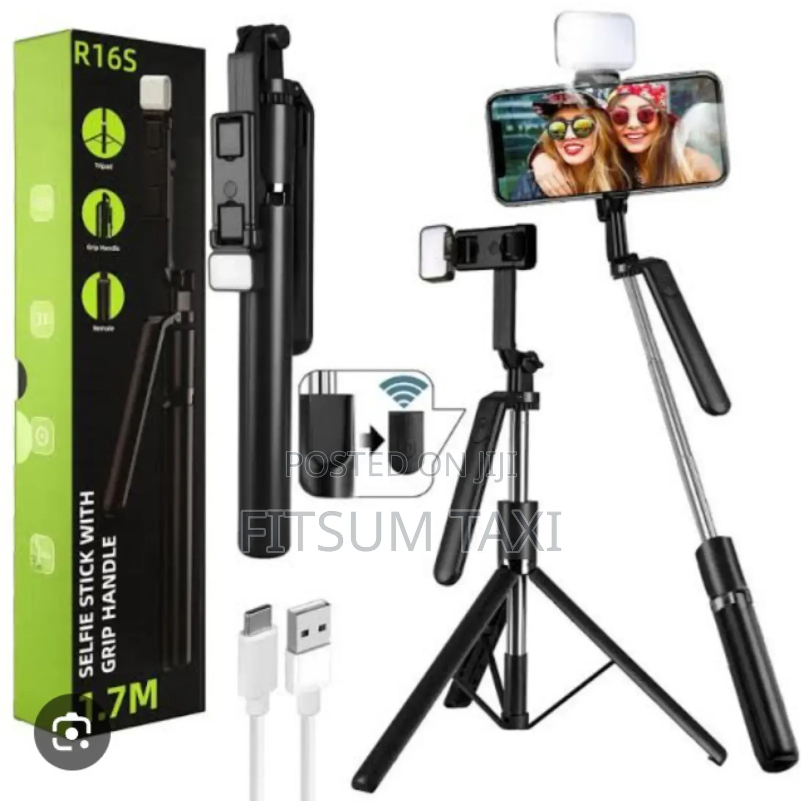 R16s Selfie Stick Grip Handle