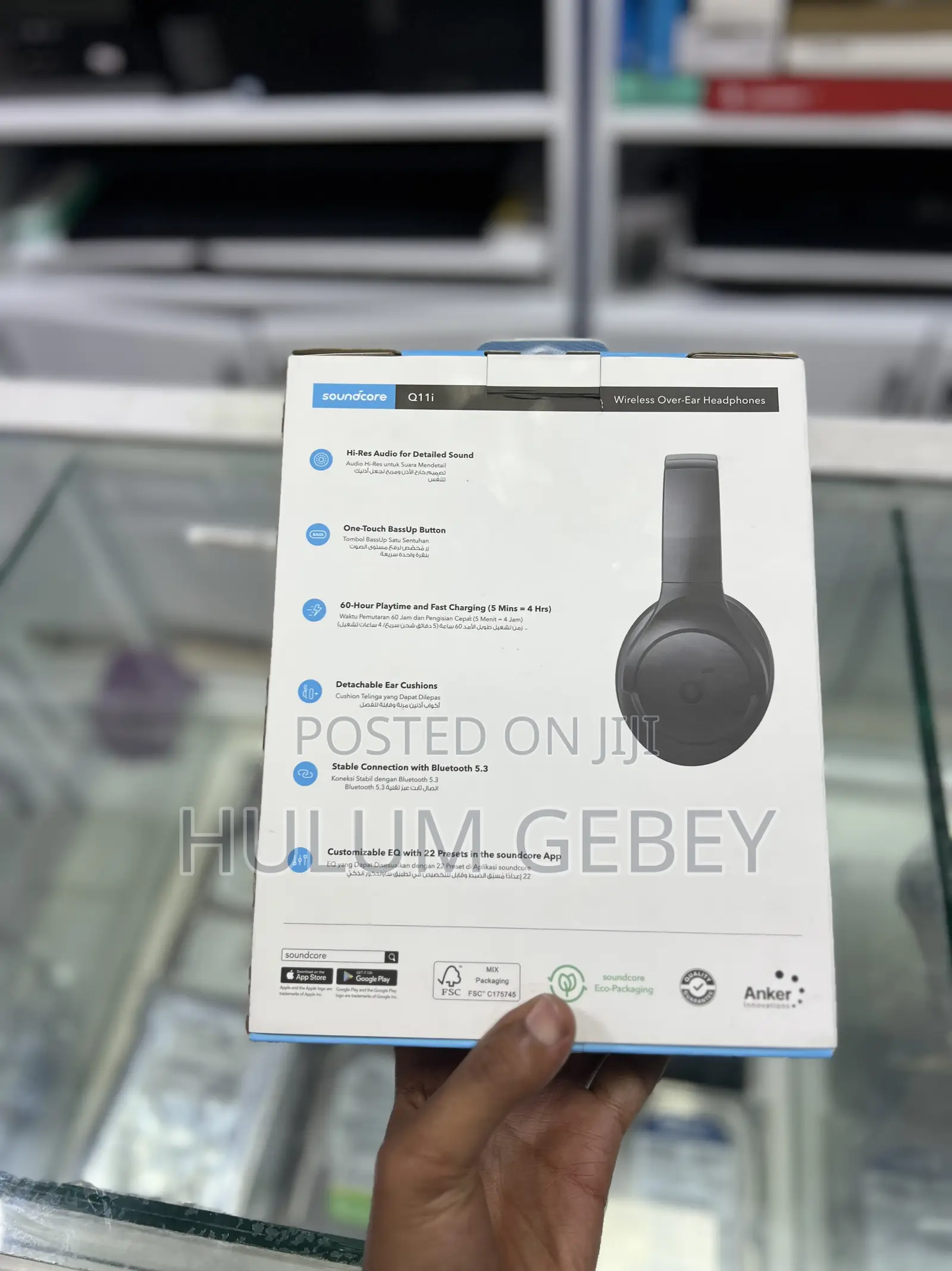 Soundcore Q11i Wireless Over-Ear Headphones