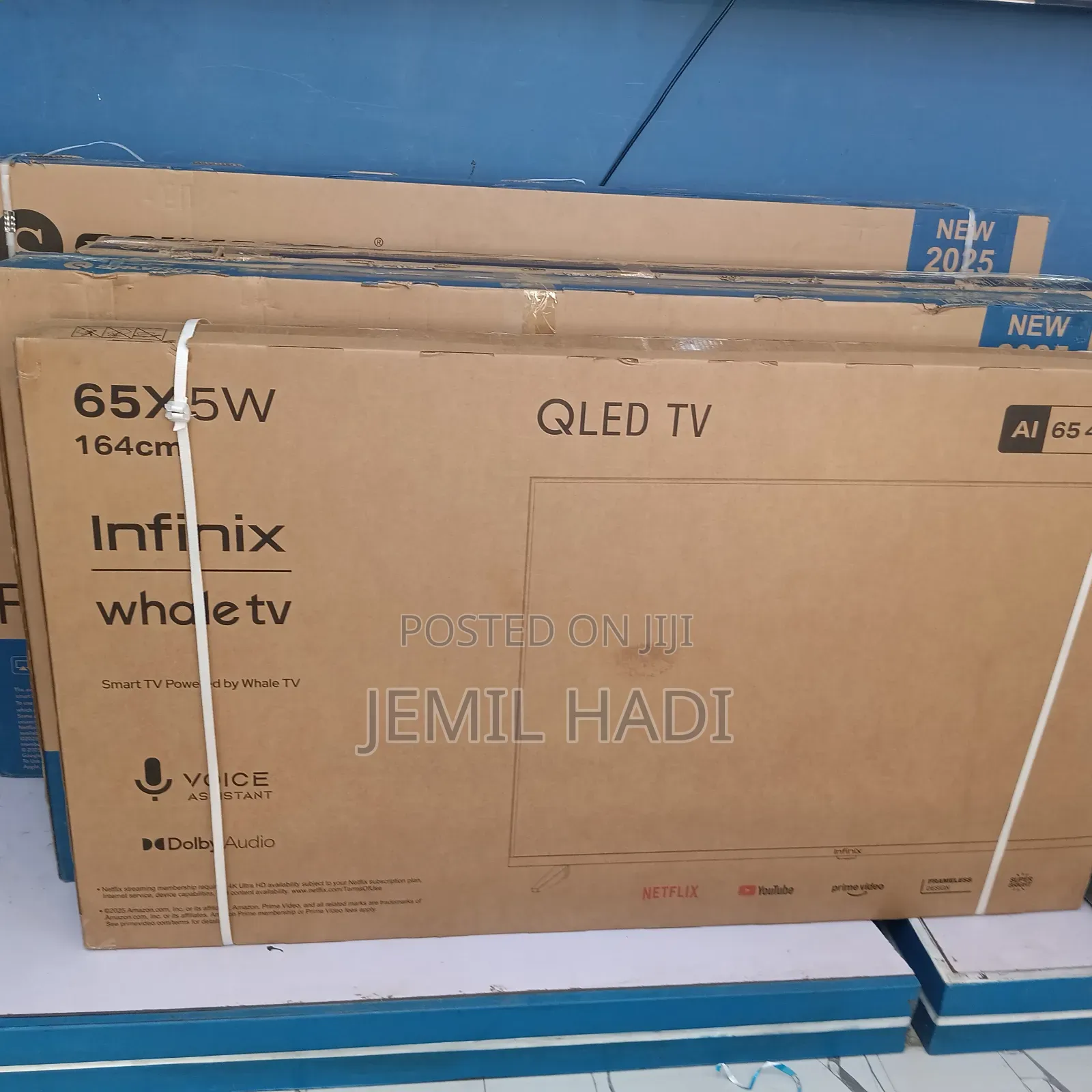 Infinix Smart Qled Tv 65 Inch Andraid Framless 2025 Model