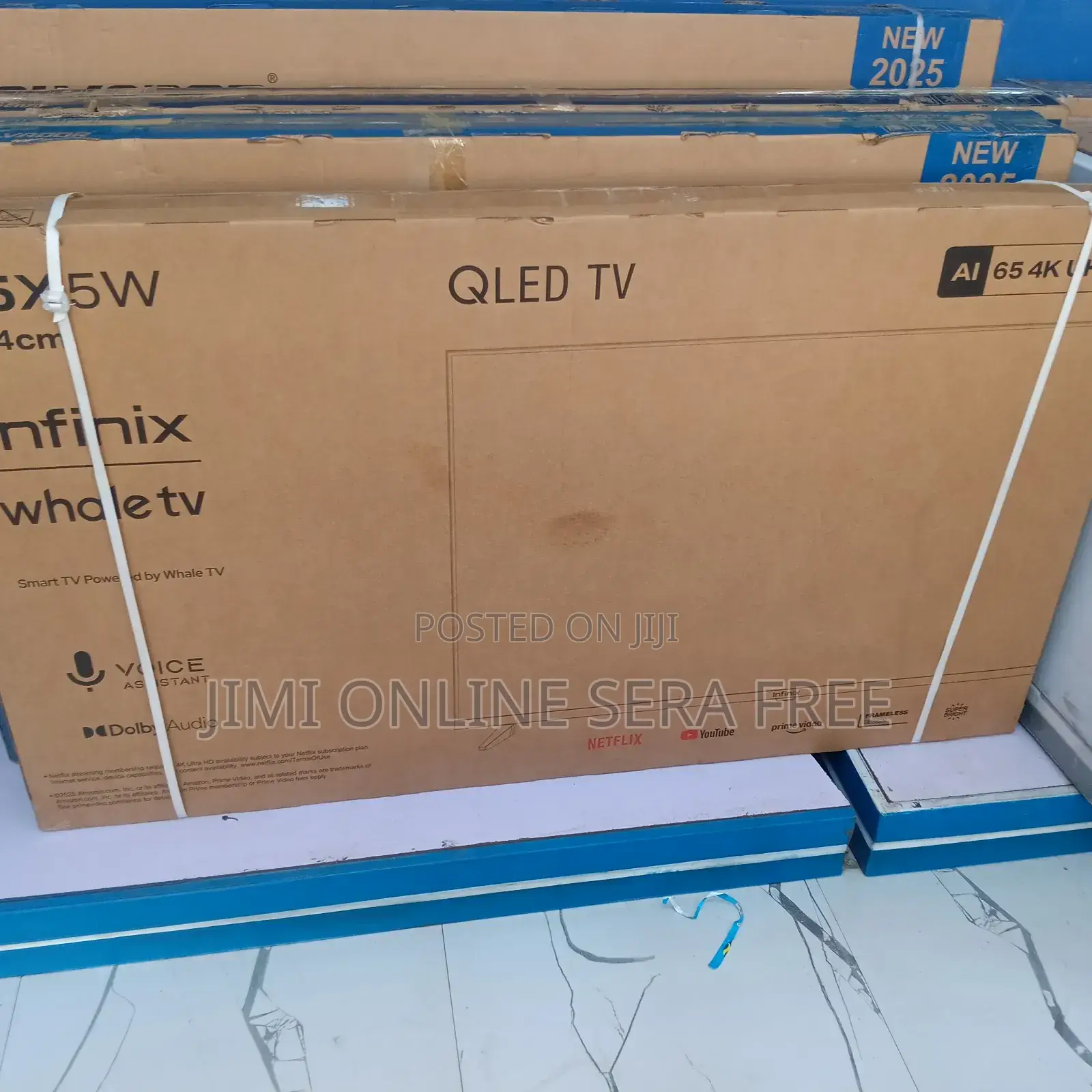 Infinix Smart Qled Tv 65 Inch Andraid Framless 2025 Model