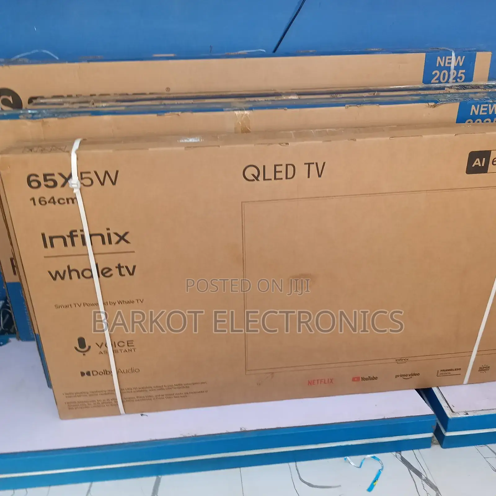 Infinix Smart Qled Tv 65 Inch Andraid Framless 2025 Model