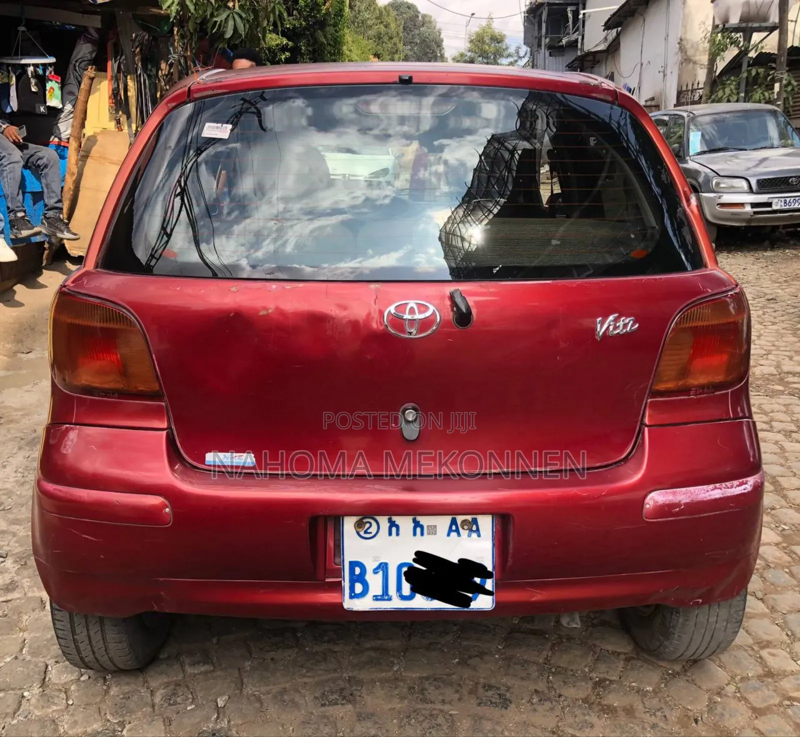 Toyota Vitz 2002 Red