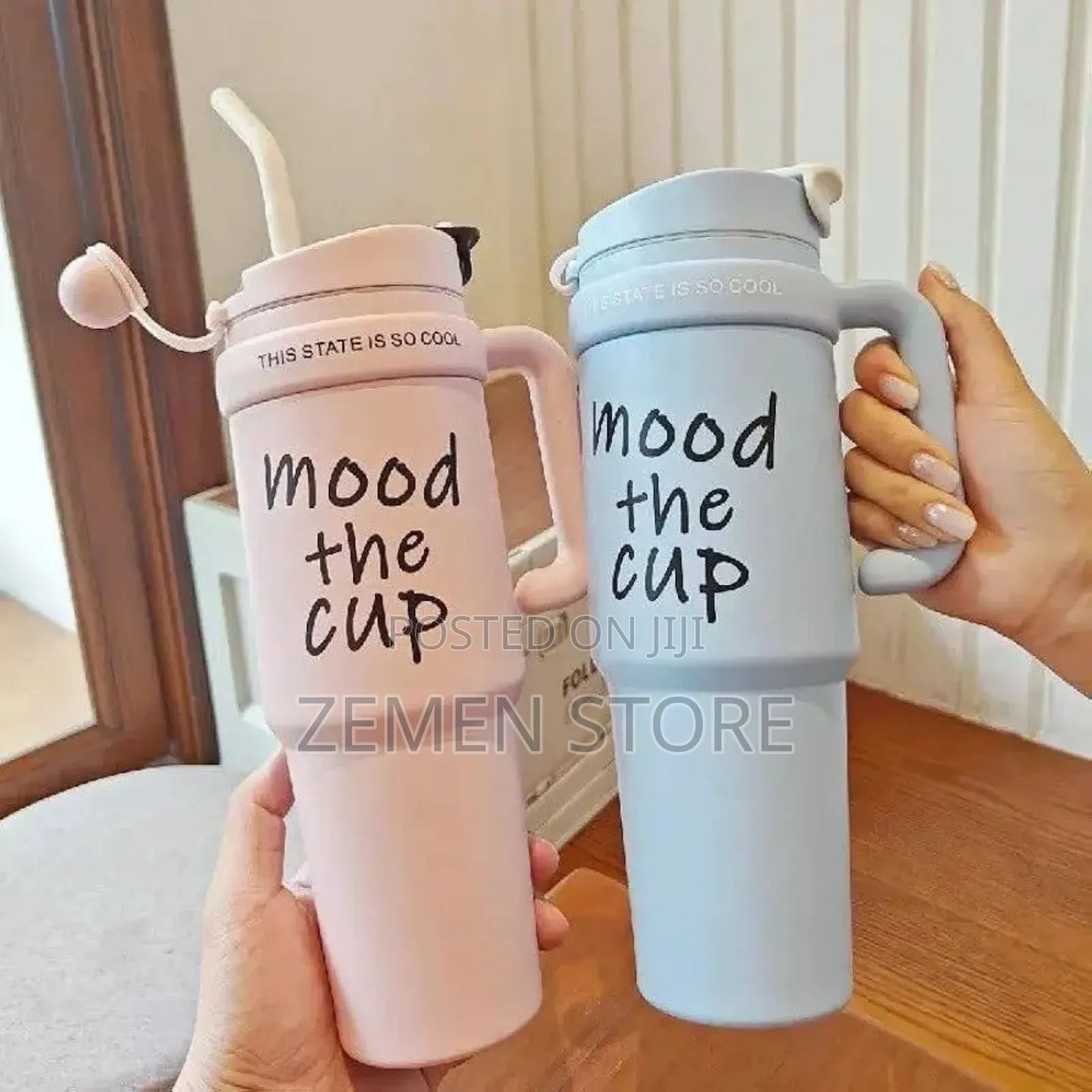 1l Double Layer Stainless Steel Insulated Travel Tumbler