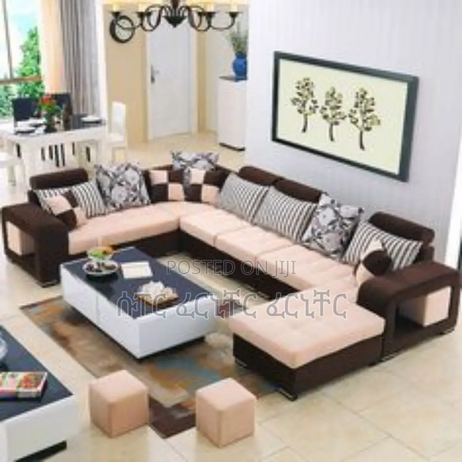 U Shaped Sofa With Out Table