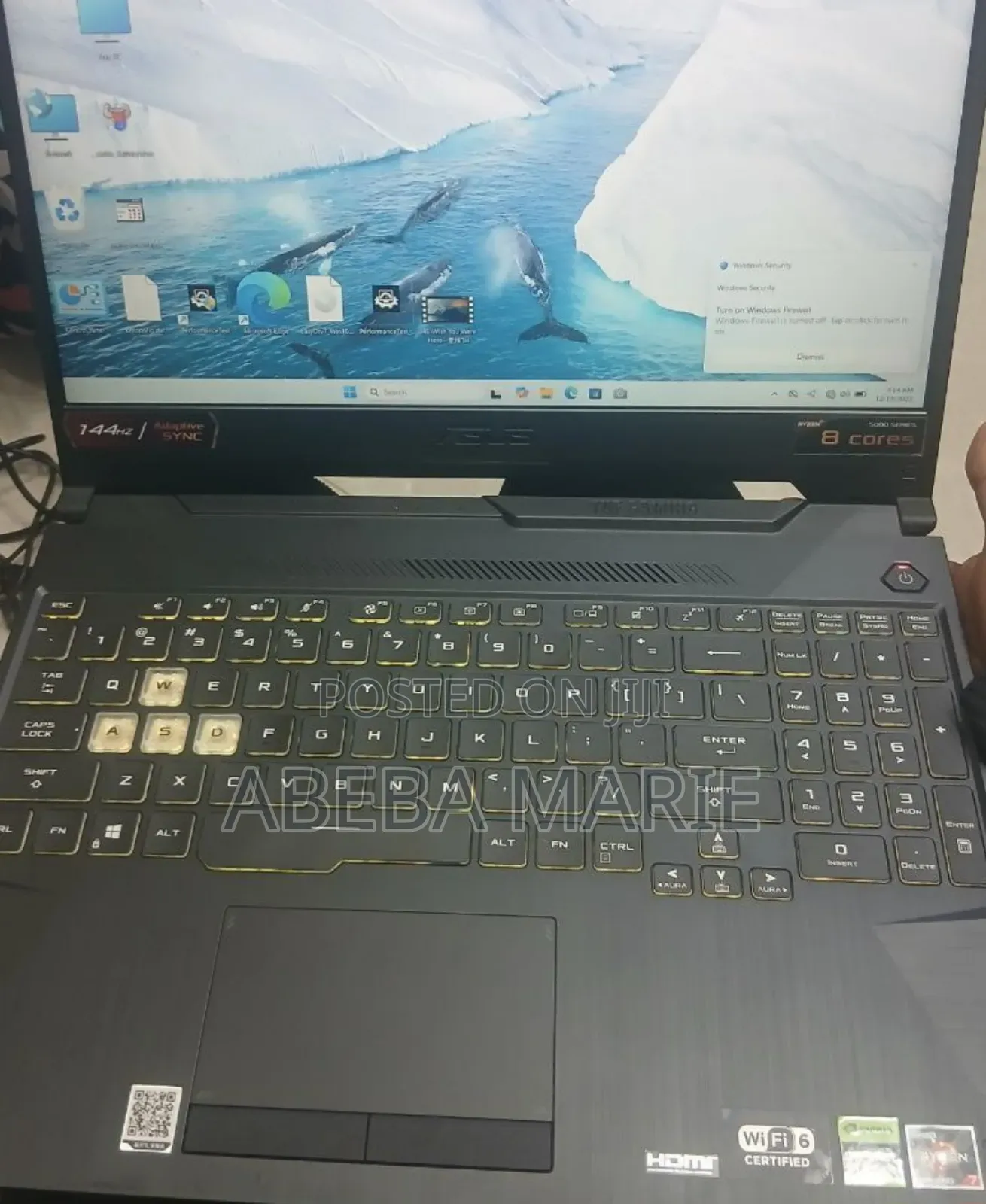 New Laptop Asus TUF Gaming A15 16GB AMD Ryzen 7 SSD 512GB