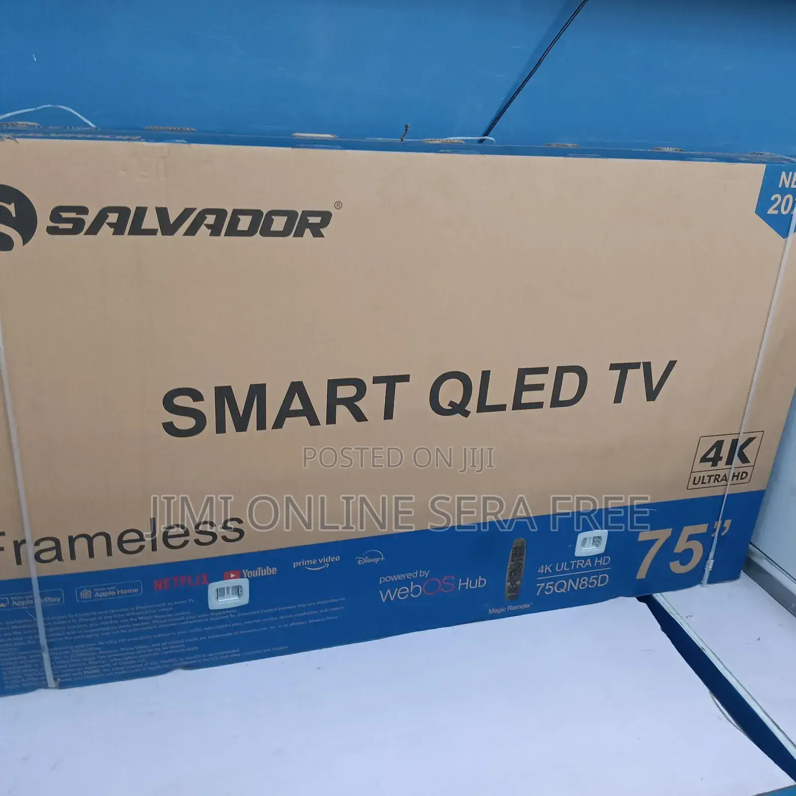 Salvadoor Smart Qled Tv 75 Inch Andraid Framless 2025 Model Brand