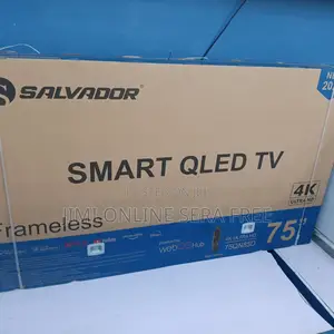 Salvadoor Smart Qled Tv 75 Inch Andraid Framless 2025 Model Brand