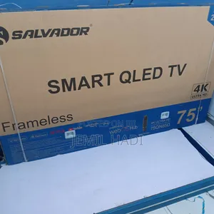 Salvadoor Smart Qled Tv 75 Inch Andraid Framless 2025 Model Brand