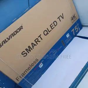 Salvadoor Smart Qled Tv 75 Inch Andraid Framless 2025 Model Brand