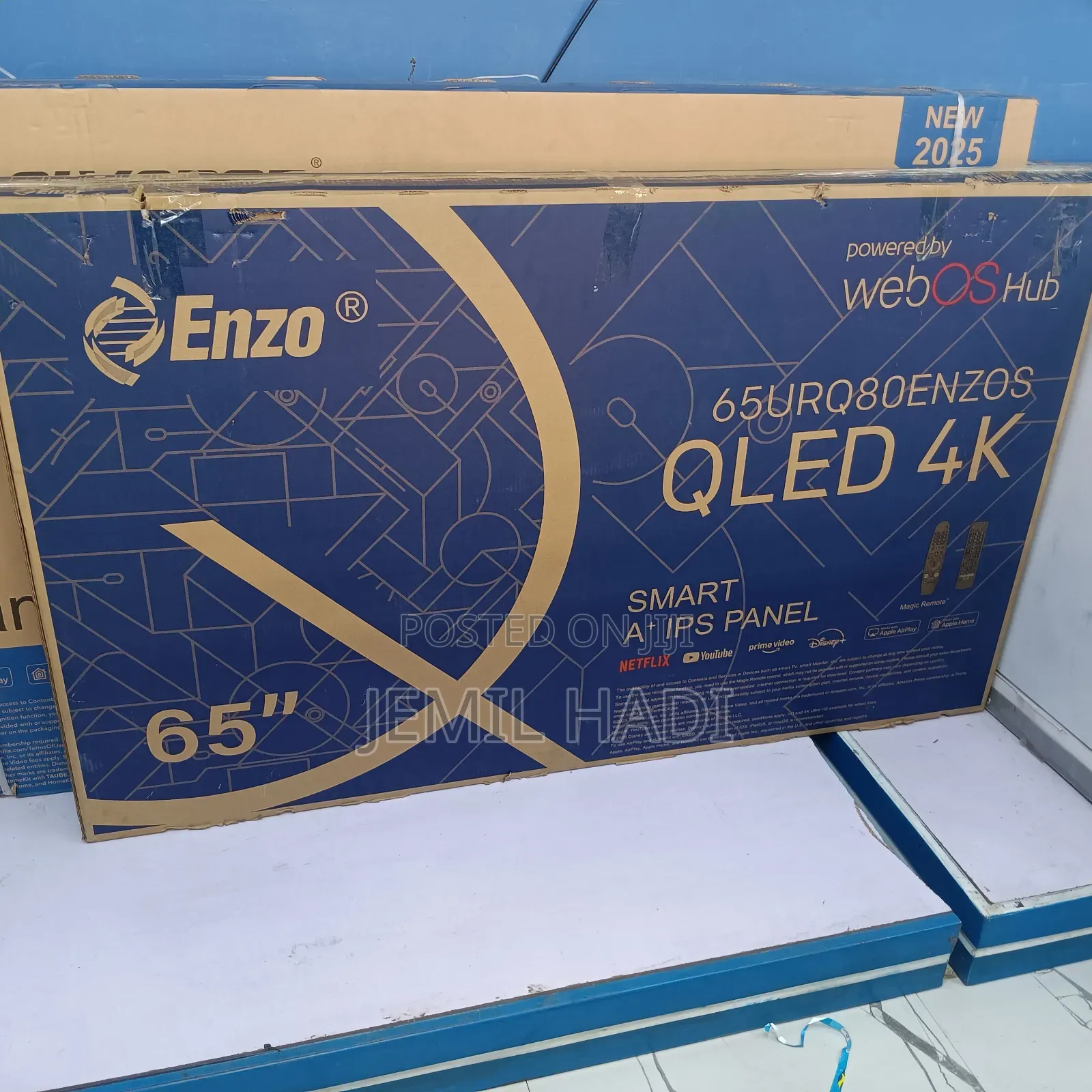 Enzo Smart Qled Tv 65 Inch Ultra Hd Andraid Framless 2025