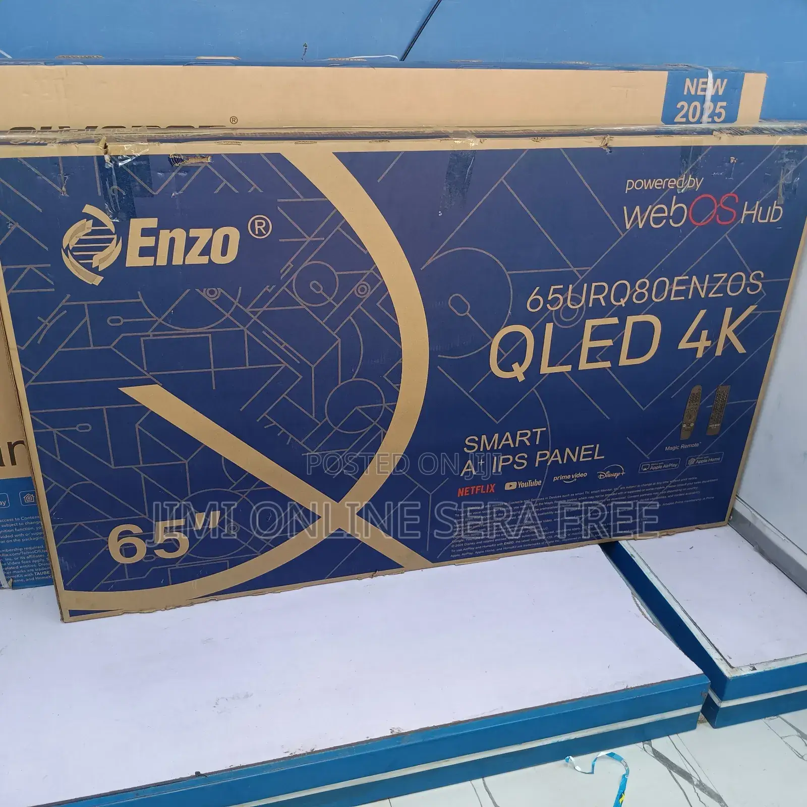 Enzo Smart Qled Tv 65 Inch Ultra Hd Andraid Framless 2025