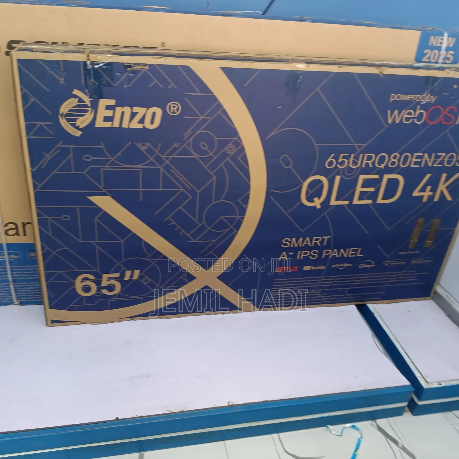 Enzo Smart Qled Tv 65 Inch Ultra Hd Andraid Framless 2025