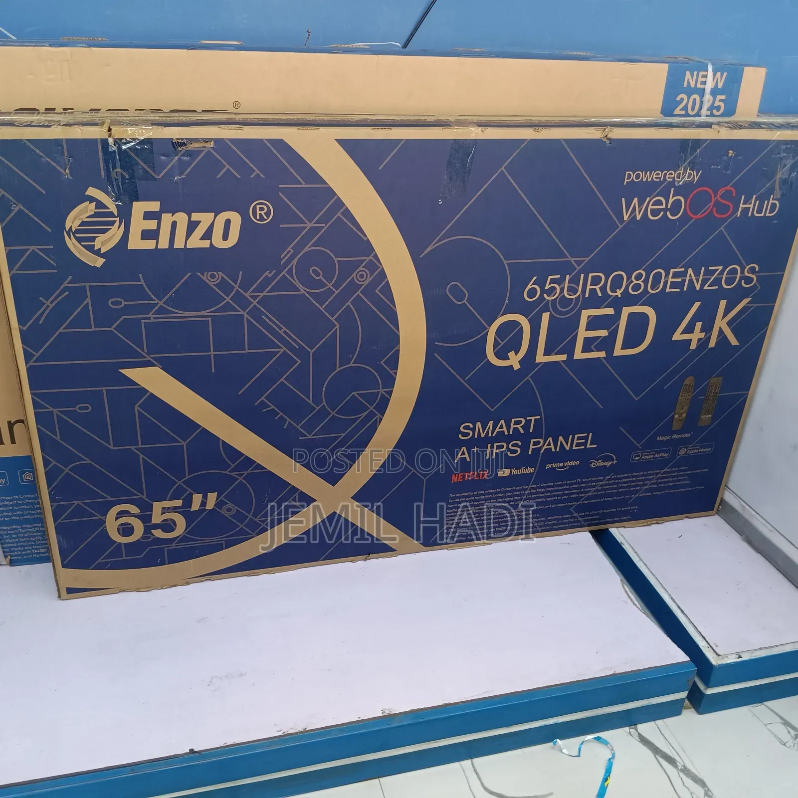 Enzo Smart Qled Tv 65 Inch Ultra Hd Andraid Framless 2025