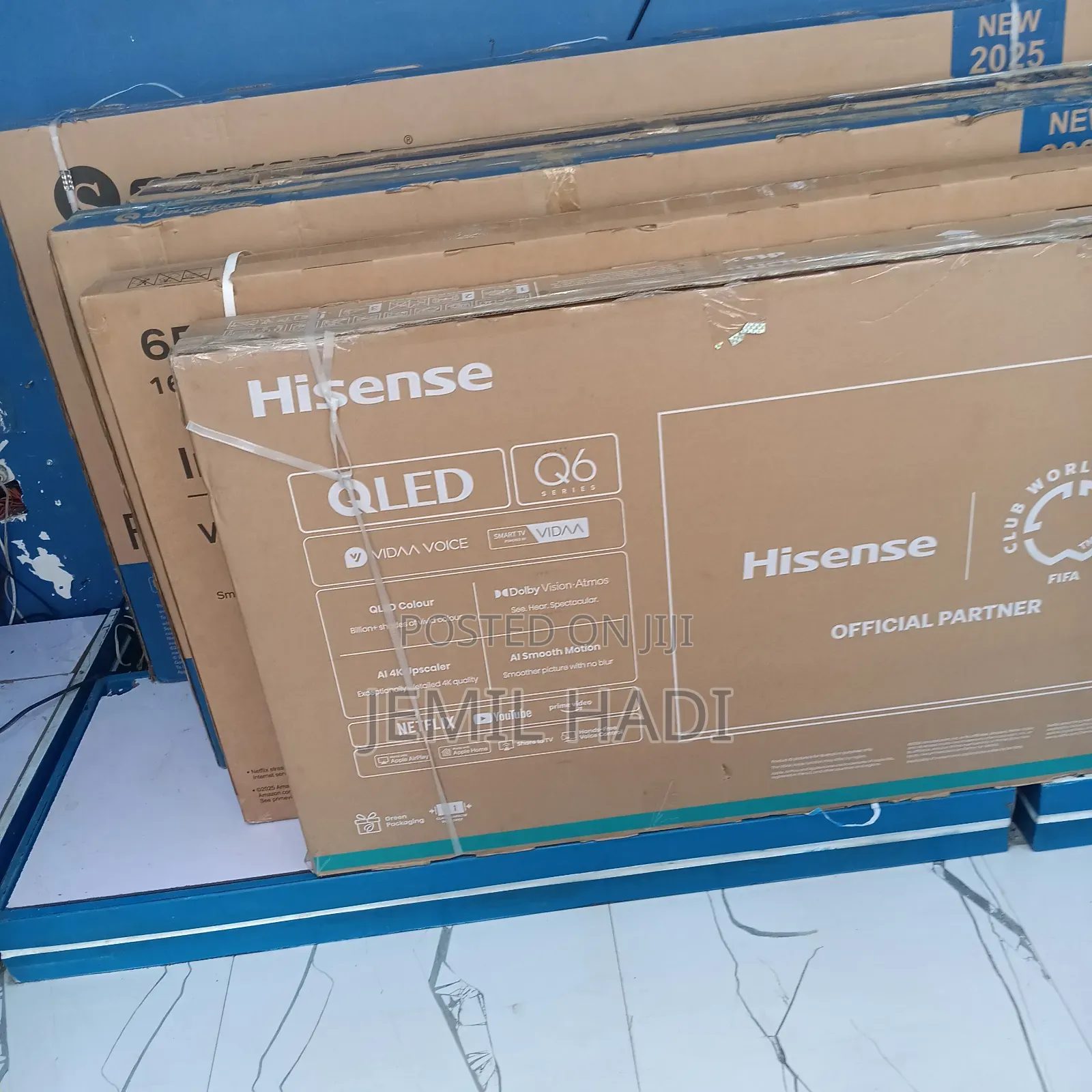 Hisense Smart Qled Q6 Mode Tv 55 Inch Andraid Framless 2025 Model