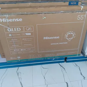 Hisense Smart Qled Q6 Mode Tv 55 Inch Andraid Framless 2025 Model