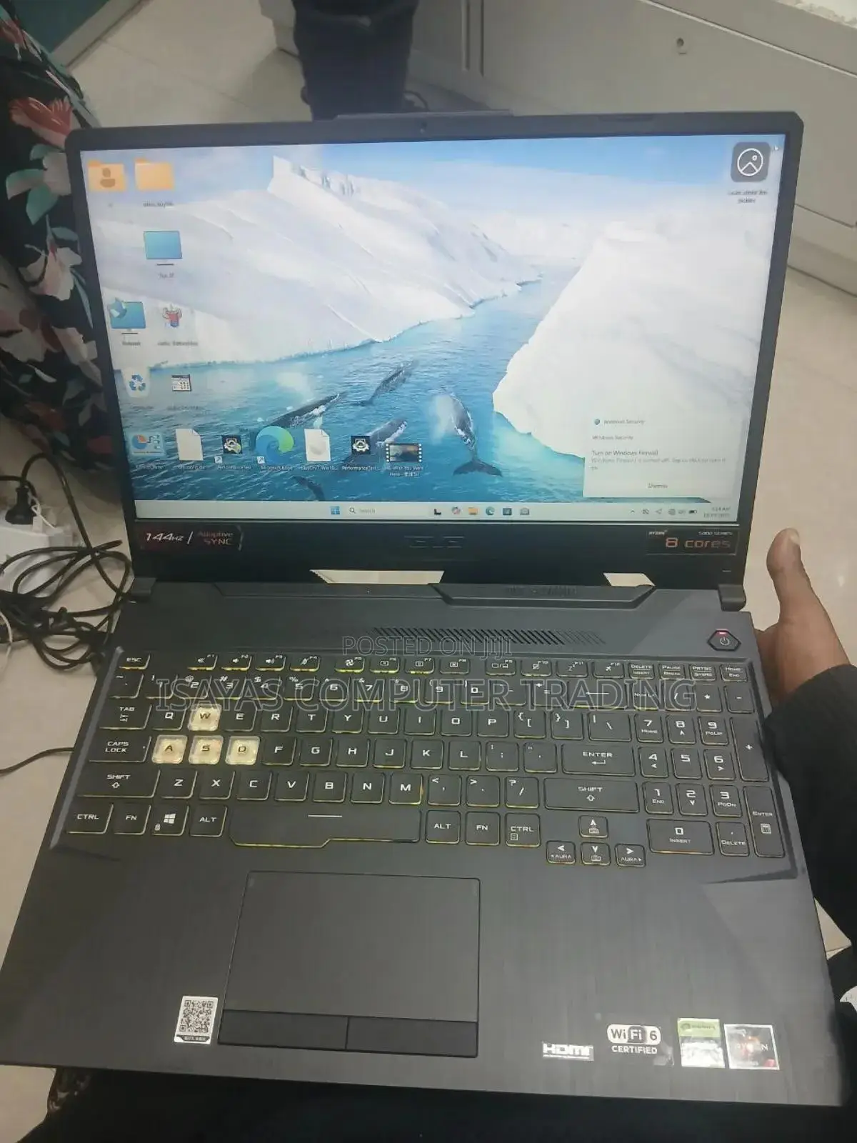 New Laptop Asus TUF Gaming A15 16GB AMD Ryzen 7 SSD 512GB