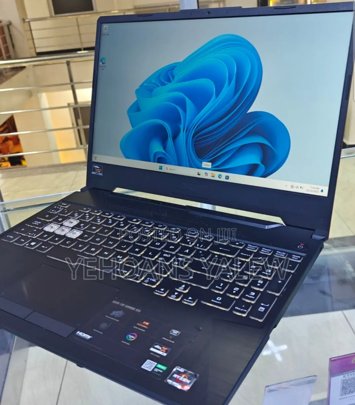 New Laptop Asus TUF Gaming FX504 16GB AMD Ryzen 5 SSD 512GB