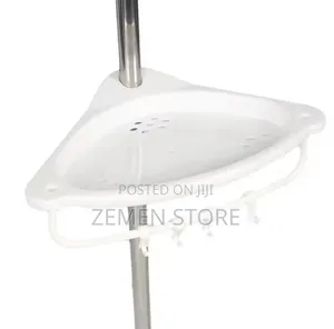 Adjustable 4-tier Bathroom Corner Shelf - Space Saver