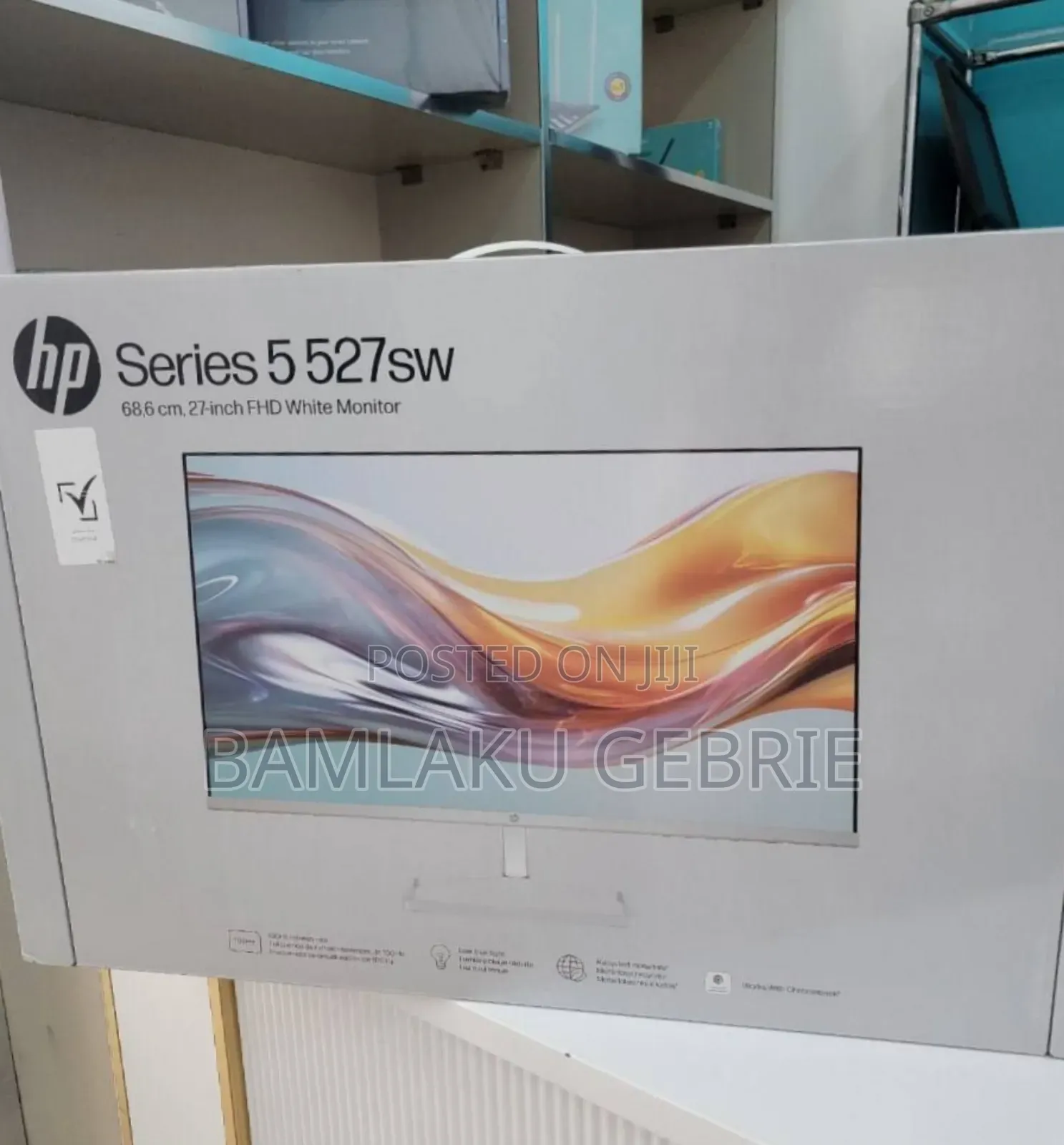 Brand New White Monitor Quantity Available Hp 27" Inch