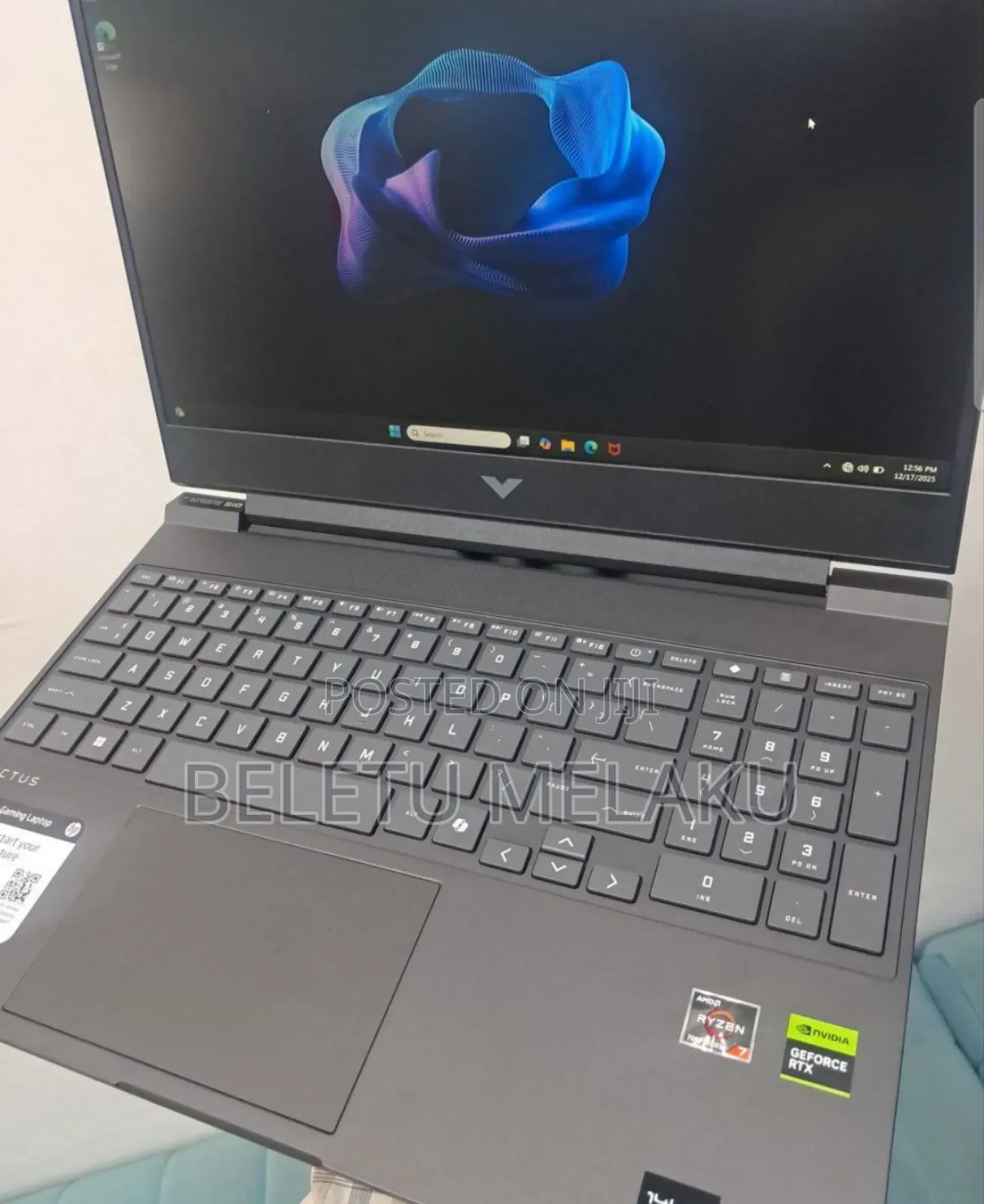 New Laptop HP Victus 15 16GB AMD Ryzen 7 SSD 512GB