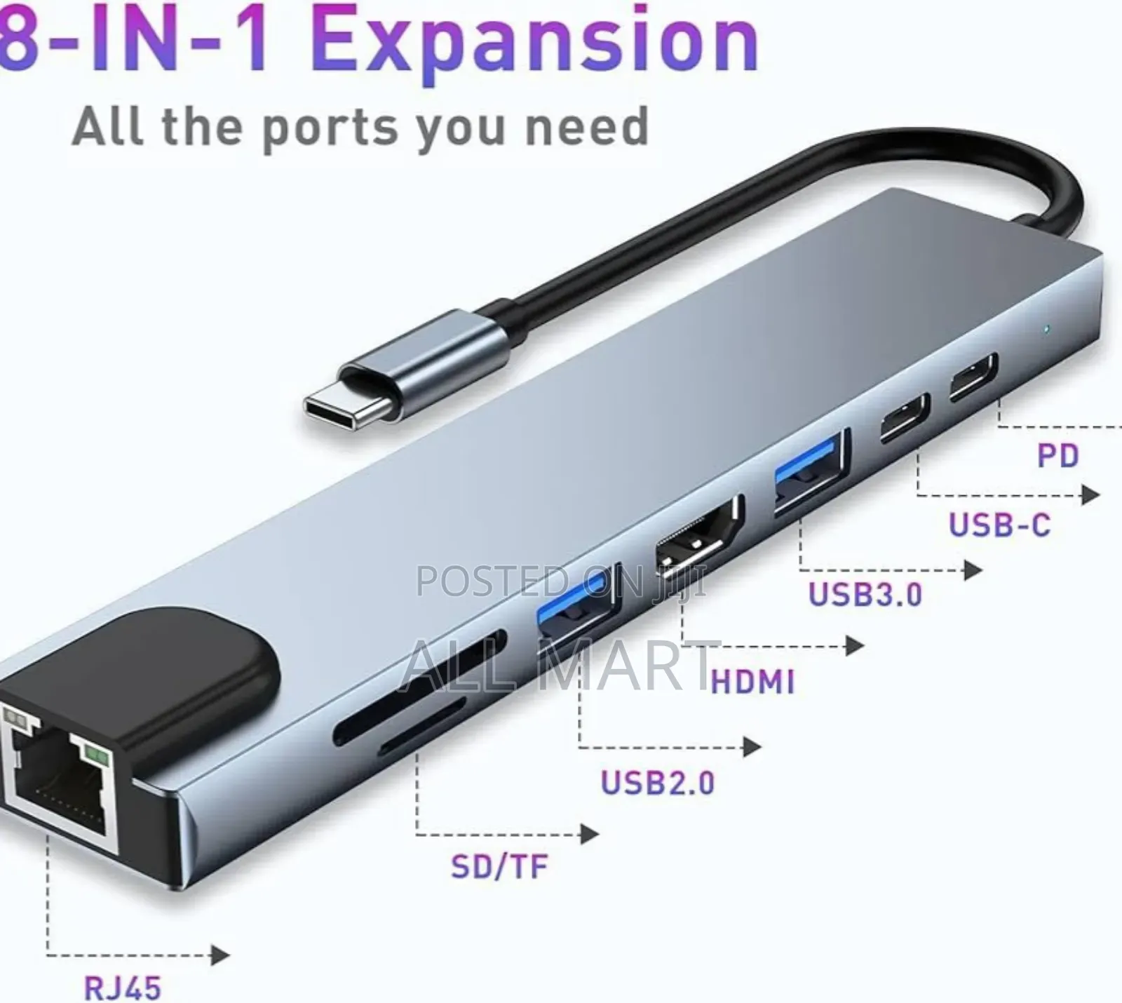 8in 1 Usb C Hub Adapter