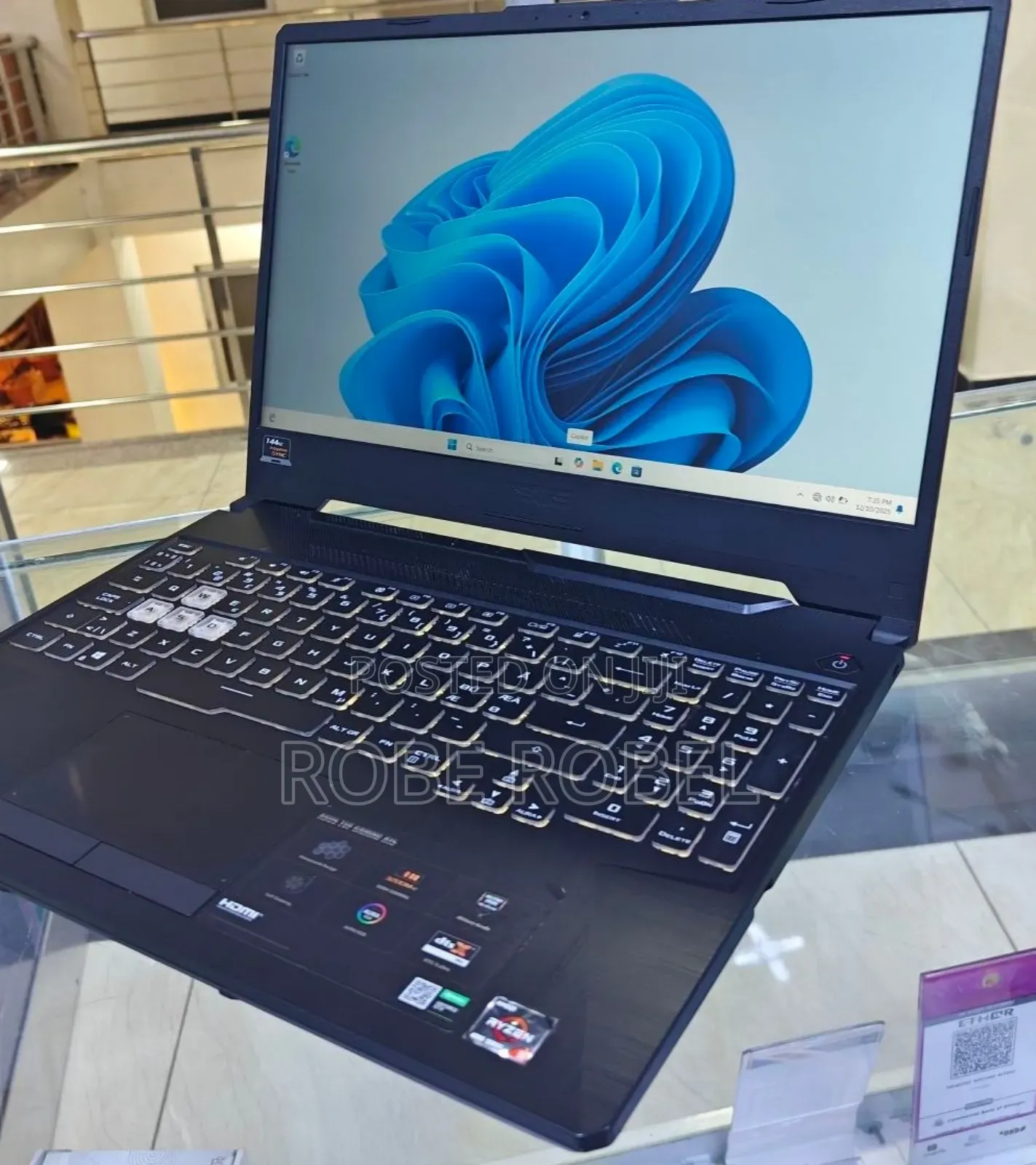 New Laptop Asus TUF Gaming A15 16GB Intel Core I5 SSD 512GB