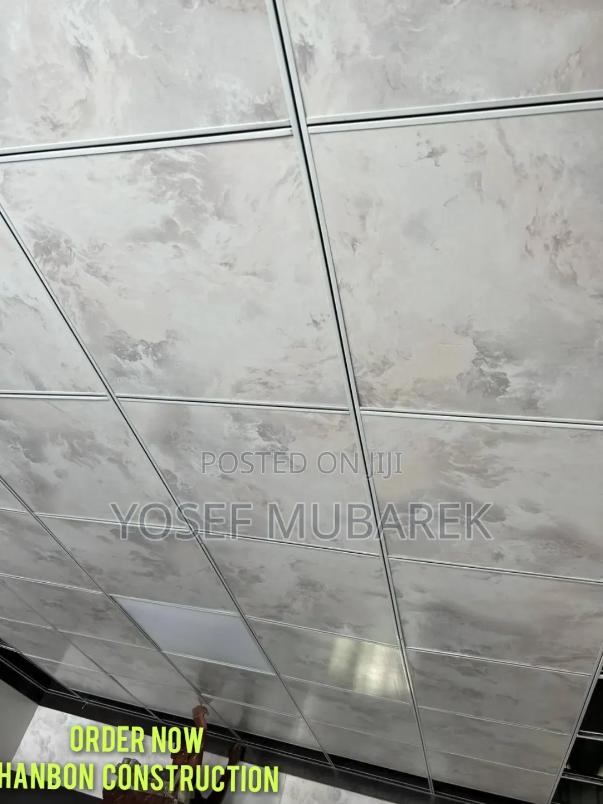 የጣራዎ ማጌጫ፣ የቤትዎ ድምቀት 60*60 PVC Ceiling