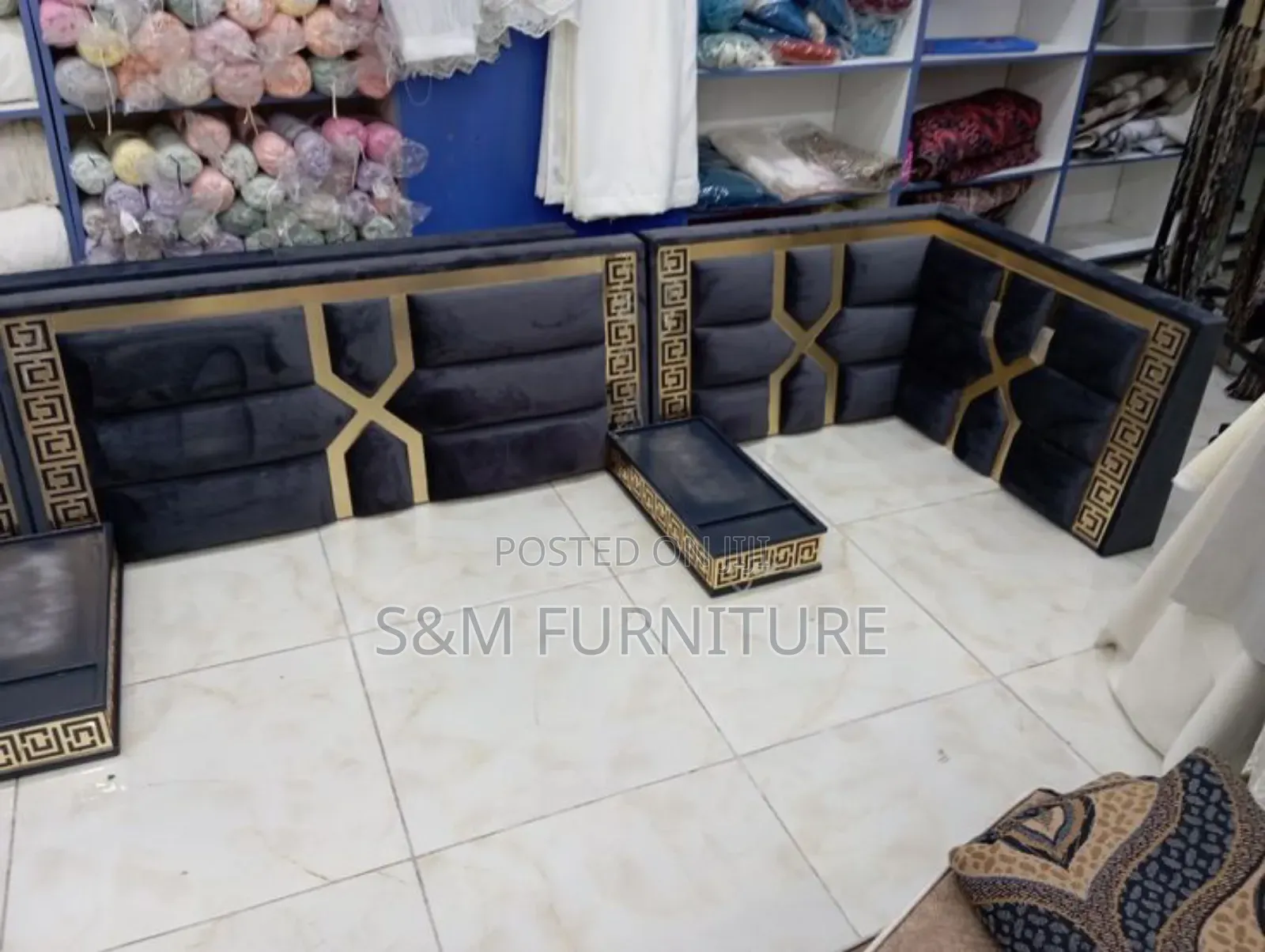 Tailored Arabian Majlis Back. መጅሊስ ድጋፍ