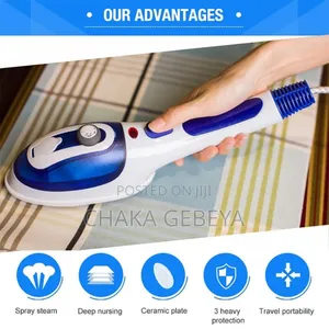 Mini Electric Steamer - Removes Wrinkles Fast - Energy Efficient