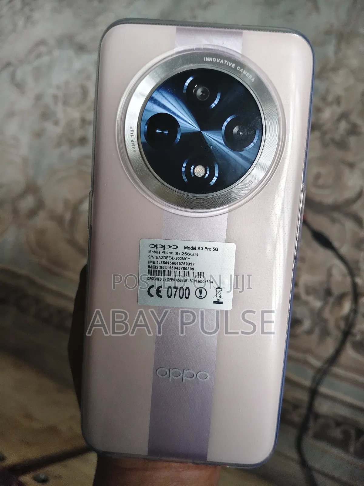 New Oppo A3 Pro 5G 256 GB Pink